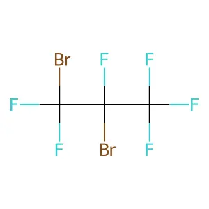 1,2-Dibromo-1,1,2,3,3,3-hexafluoropropane structure
