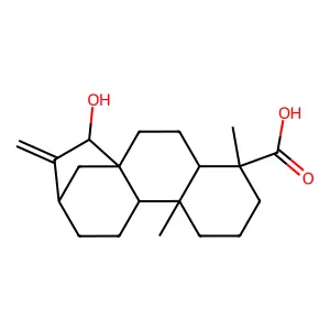 大花桐酸 structure