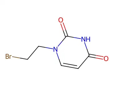 1-(2-Bromoethyl)pyrimidine-2,4(1H,3H)-dione structure