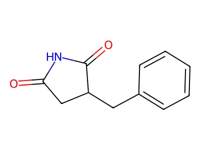 (+-)-3-Benzylsuccinimide structure
