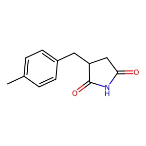 3-[(4-Methylphenyl)methyl]pyrrolidine-2,5-dione structure