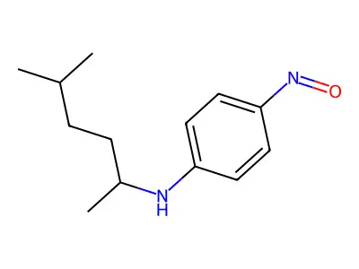 Benzenamine, N-(1,4-dimethylpentyl)-4-nitroso- structure