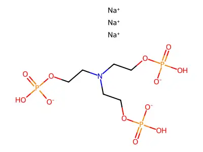 三乙醇胺三(磷酸二氢)钠 structure