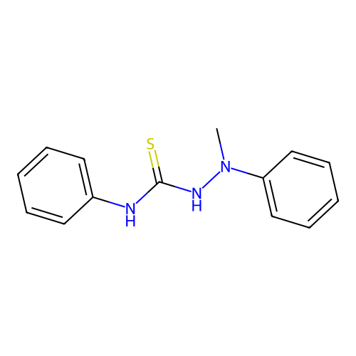 2-methyl-N,2-diphenylhydrazinecarbothioamide structure