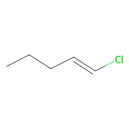 1-Pentene, 1-chloro- structure
