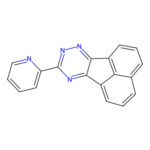 9-(Pyridin-2-yl)acenaphtho[1,2-e][1,2,4]triazine structure