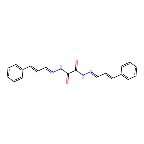 N,N'-双(肉桂叉氨基)草酰胺 structure