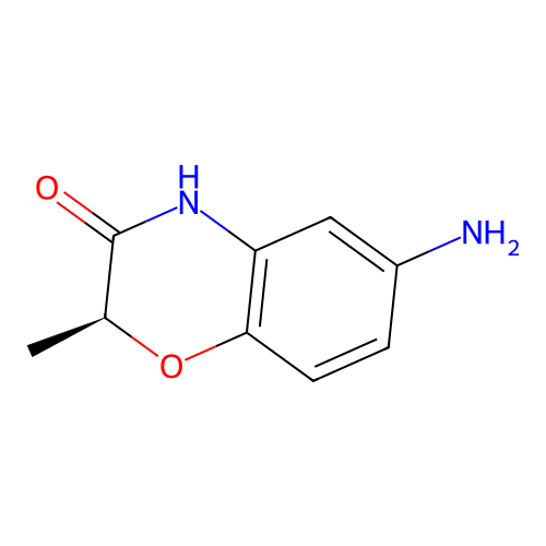 (2S)-6-amino-2-methyl-4H-1,4-benzoxazin-3-one structure
