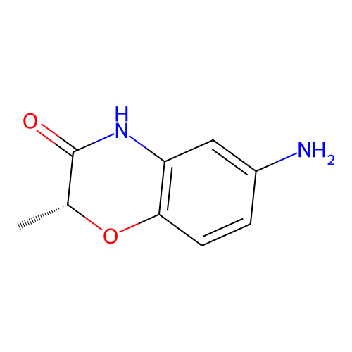 (2R)-6-amino-2-methyl-4H-1,4-benzoxazin-3-one structure