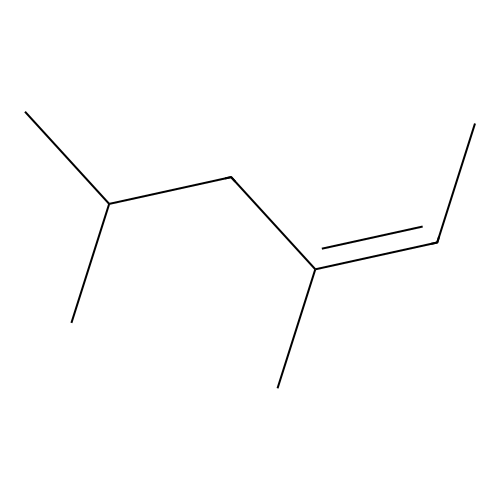 (Z)-3,5-Dimethylhex-2-ene structure