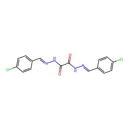 N,N-双[(4-氯苯基)亚甲基氨基]乙二酰胺 structure