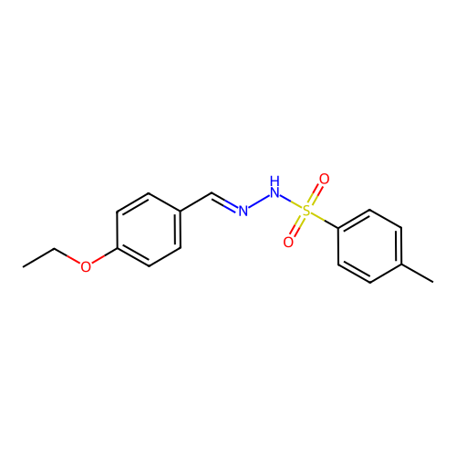 N-[(E)-(4-ethoxyphenyl)methylideneamino]-4-methylbenzenesulfonamide structure