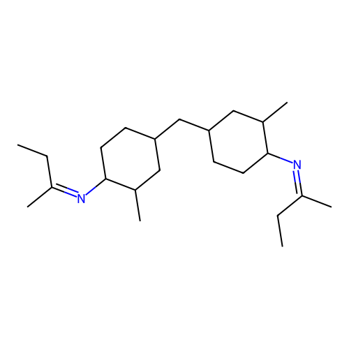 4,4'-Methylenebis(2-methyl-N-(1-methylpropylidene)cyclohexylamine) structure