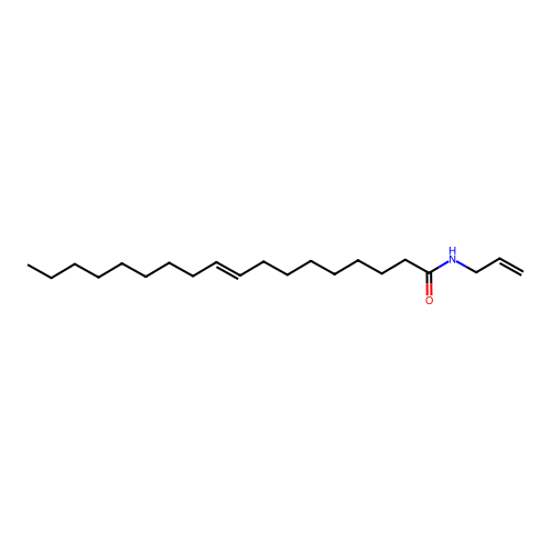(E)-N-prop-2-enyloctadec-9-enamide structure