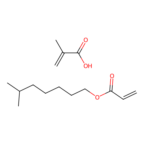 2-Methylprop-2-enoic acid--6-methylheptyl prop-2-enoate (1/1) structure