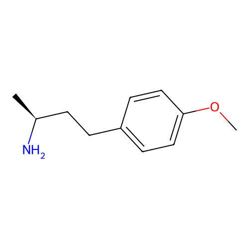 (alphaS)-4-Methoxy-alpha-methylbenzenepropanamine structure