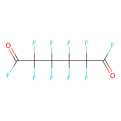 Octafluoroadipoyl difluoride structure