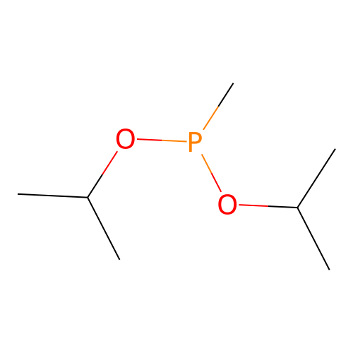 Diisopropyl methylphosphonite structure