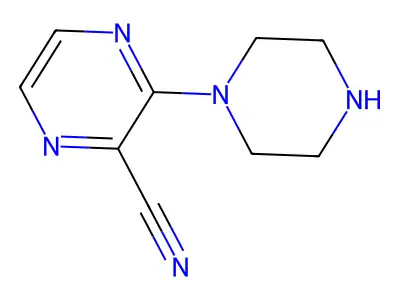 3-(Piperazin-1-yl)pyrazine-2-carbonitrile structure