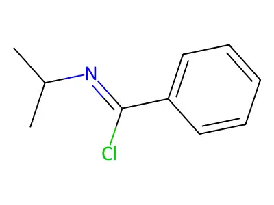 N-(propan-2-yl)benzenecarbonimidoyl chloride structure