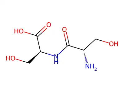 N-(2-Amino-1,3-dihydroxypropylidene)serine structure
