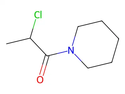(2R)-2-chloro-1-piperidin-1-ylpropan-1-one structure