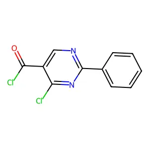 4-Chloro-2-phenylpyrimidine-5-carbonyl chloride structure
