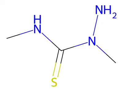 2,4-Dimethylthiosemicarbazide structure