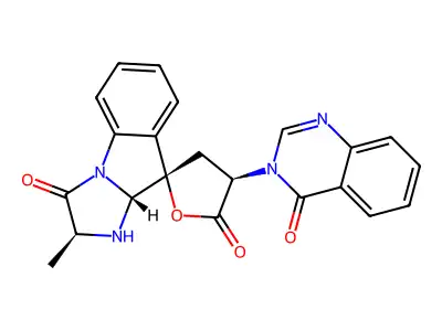 Tryptoquivaline F structure