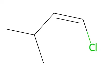 1-Butene, 1-chloro-3-methyl-, (Z)- structure