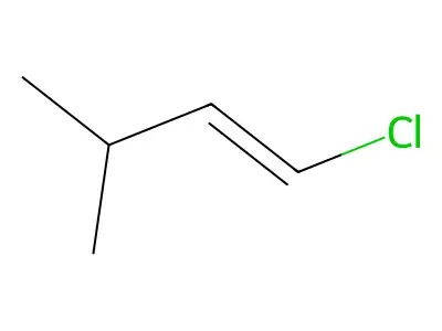 1-Butene, 1-chloro-3-methyl- structure