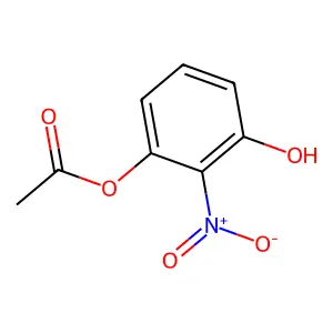 3-Hydroxy-2-nitrophenyl acetate structure