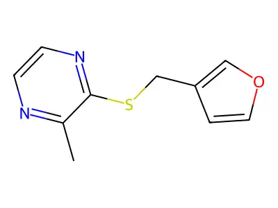 2-((3-Furanylmethyl)thio)-3-methylpyrazine structure