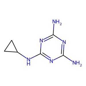 环丙氨嗪 structure