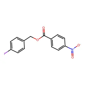 4-Iodobenzyl 4-nitrobenzoate structure