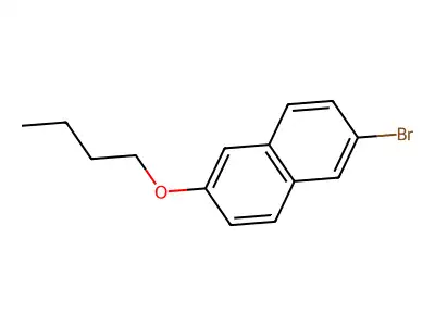 2-Bromo-6-butoxynaphthalene structure