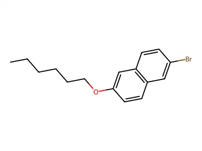 2-Bromo-6-(hexyloxy)naphthalene structure