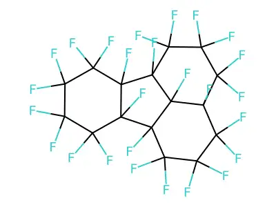 Perfluoroperhydrofluoranthene structure