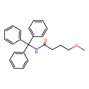 4-Methoxy-N-tritylbutanamide structure