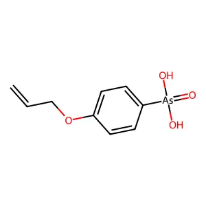 Hydrogen bis[1-[(2-hydroxy-5-nitrophenyl)azo]-2-naphtholato(2-)]chromate(1-) structure