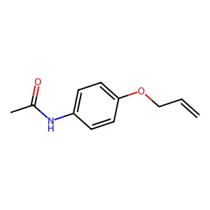 4'-Allyloxyacetanilide structure