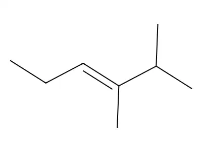 2,3-Dimethyl-3-hexene structure