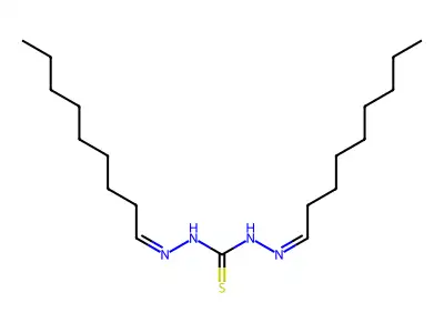 1,3-Bis(nonylideneamino)thiourea structure