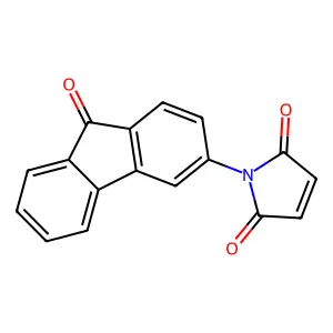 1-(9-Oxo-9H-fluoren-3-yl)-1H-pyrrole-2,5-dione structure