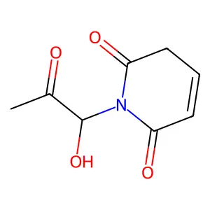 1-(1-Hydroxy-2-oxopropyl)pyridine-2,6(1H,3H)-dione structure