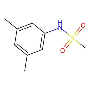 N-(3,5-dimethylphenyl)methanesulfonamide structure
