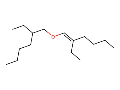 Heptane,3-[[(2-ethyl-1-hexen-1-yl)oxy]methyl]- structure