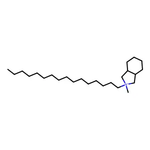 2-Hexadecyl-2-methyloctahydro-1H-2lambda(5)-isoindole structure