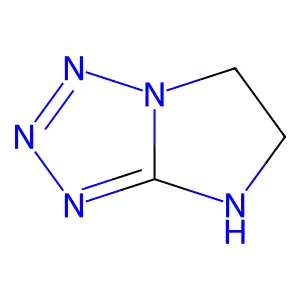 3H-Imidazo(1,2-d)tetrazole, 5,6-dihydro- structure