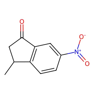 3-methyl-6-nitro-2,3-dihydro-1H-inden-1-one structure